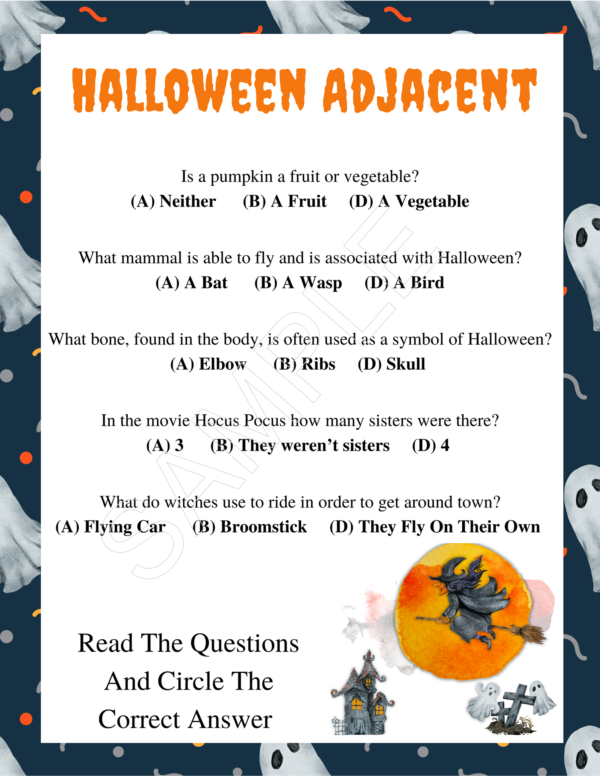 Witches And Ghosts Party Games For Halloween - Image 10
