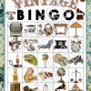 Vintage Bluegreen Wallpaper Bingo - Image 5