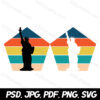 Statue of Liberty Polygon Retro Sunset