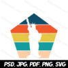 Statue of Liberty Polygon Retro Sunset - Image 3