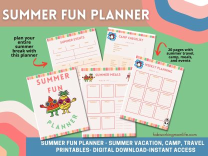 Summer Fun Planner