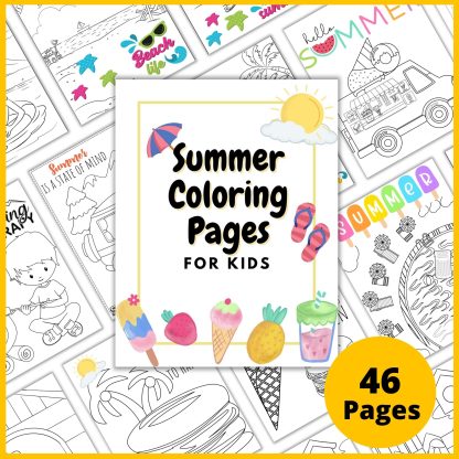 Summer Coloring Pages For Kids