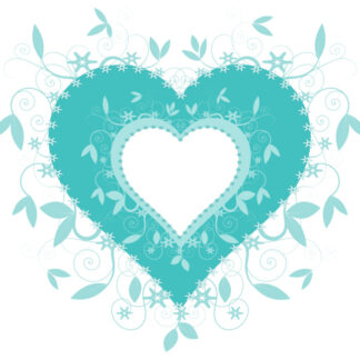 teal heart image