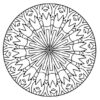 Mandala Coloring Pages - The Almeida, Printable Mandala Art Designs to Color - Image 2