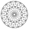 Mandala Coloring Pages - The Almeida, Printable Mandala Art Designs to Color - Image 3