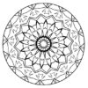 Mandala Coloring Pages - The Almeida, Printable Mandala Art Designs to Color