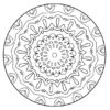 Mandala Coloring Pages - The Almeida, Printable Mandala Art Designs to Color - Image 4