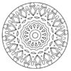 Mandala Coloring Pages - The Barbosa, Printable Mandala Art Designs to Color