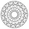 Mandala Coloring Pages - The Barbosa, Printable Mandala Art Designs to Color - Image 2