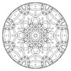 Mandala Coloring Pages - The Barcelos, Printable Mandala Art Designs to Color - Image 3