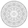 Mandala Coloring Pages - The Barcelos, Printable Mandala Art Designs to Color - Image 4