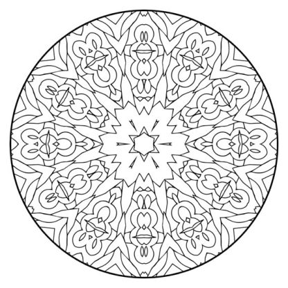Mandala Coloring Pages - The Barcelos, Printable Mandala Art Designs to Color - Image 4