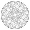 Mandala Coloring Pages - The Fernandes, Printable Mandala Art Designs to Color - Image 2