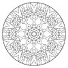 Mandala Coloring Pages - The Fidalgo, Printable Mandala Art Designs to Color