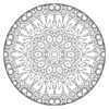 Mandala Coloring Pages - The Fidalgo, Printable Mandala Art Designs to Color - Image 2