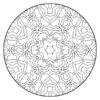 Mandala Coloring Pages - The Julian, Printable Mandala Art Designs to Color