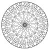 Mandala Coloring Pages - The Nova, Printable Mandala Art Designs to Color