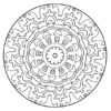 Mandala Coloring Pages - The Roche, Printable Mandala Art Designs to Color