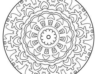 Mandala Coloring Pages - The Roche, Printable Mandala Art Designs to Color