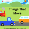 Things That Move coloring book