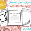 couples time capsule printable
