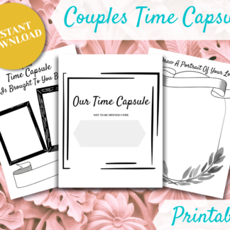 couples time capsule printable