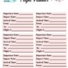 Travel Planner with 2 Cover Options, Itinerary, Lodging, Meal Planner, Printable PDF - Image 9