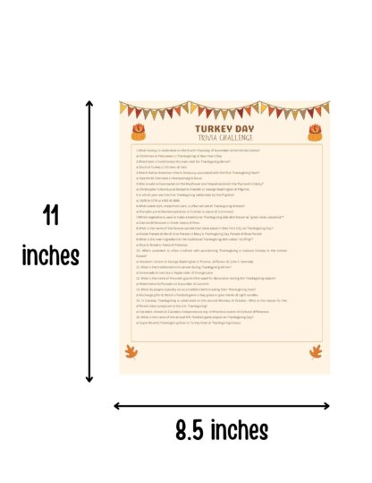 Turkey Day Trivia Challenge - Image 5