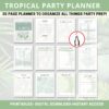 Tropical Printable Party Planner