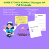 Printable PLR Nurse Stories Journal 120 pages 6x9