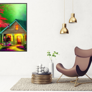 House In The Woods Printable. Digital Download!