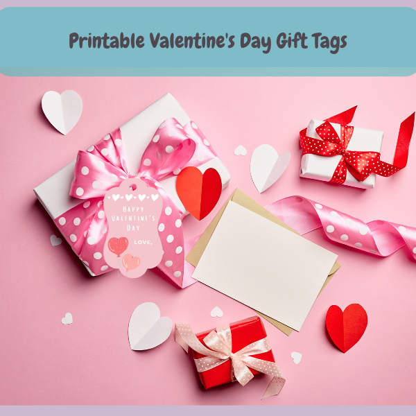 Valentine's Day Gift Tags | Printable Gift Tags | Gift Tags for Valentine's Day
