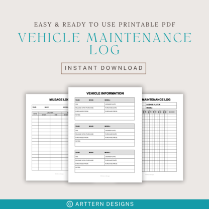 Vehicle Maintenance Planner Log