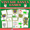 14 Vintage Santa Printable Party Games