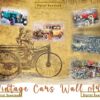 Vintage Cars Digital Printable Wall Art Set-1