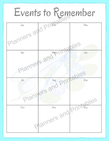 Printable Dragonfly Dreams Journal printable planner undated digital download home printable PDF - Image 7