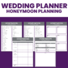 Wedding Planner honeymoon plan