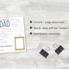 All About Dad Questionnaire, Father's Day Printable Gift - Image 3