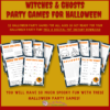 Witches And Ghosts Party Games For Halloween