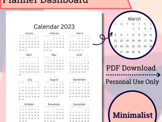Planner Dashboard_Year at a Glance