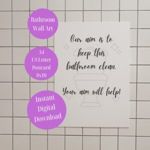 Your Aim Will Help Wall Art Mock Up