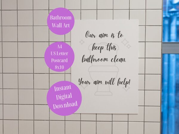 Your Aim Will Help Wall Art Mock Up