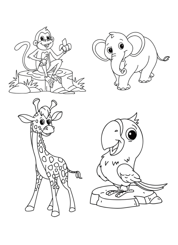 10 Mazes and 10 Coloring Pages for Kids - Image 3