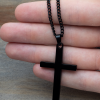 Be Thankful For What You Have, You'll Have More, Brass Cross Inspiration Necklace - Image 2