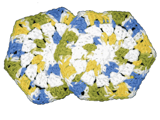 Blue-Yellow-White