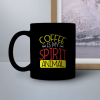 Coffee is my Spirit Animal, caffeine lover svg, png, pdf, eps - Coffee lovers graphic design, clip art- instant download - Image 2