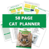 The Complete Cat Care Planner | Digital Download, Cat Tracker, Checklist, Schedule, Planner