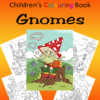 Children's Colouring book Gnomes printable digital download for kids colouring pages