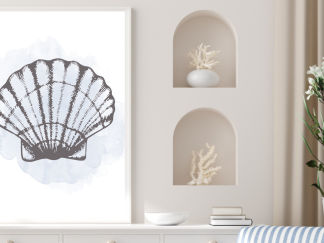 Clam Shell Wall Art