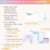 Wheel of Life Editable Canva Template Kit | Commercial Use | PLR Fully Customisable Life Wheel worksheets for coaches and resellers - Image 6